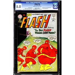 The Flash #115 CGC 8.0 cream to off-white pages