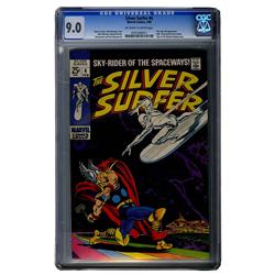 Silver Surfer #4 CGC 9.0 off-white to white pages