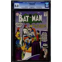 Batman #125 CGC 8.0 cream to off-white pages