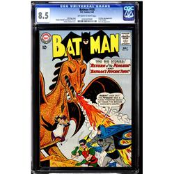 Batman #155 CGC 8.5 off-white to white pages