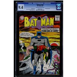 Batman #156 CGC 9.4 off-white to white pages