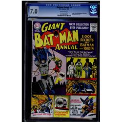 Batman Annual #1 CGC 7.0 off-white pages