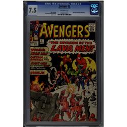 The Avengers #5 CGC 7.5 off-white pages