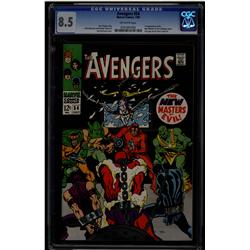 The Avengers #54 CGC 8.5 off-white pages