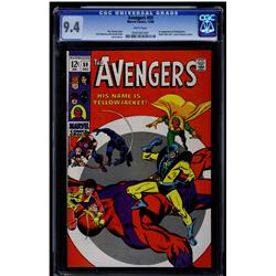 The Avengers #59 CGC 9.4 white pages