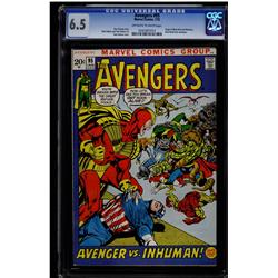 The Avengers #95 CGC 6.5 off-white to white pages
