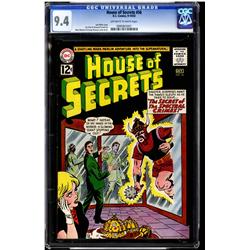 House Of Secrets #56 CGC 9.4 off-white to white pages