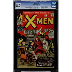 The X-Men #2 CGC 8.0 off-white to white pages