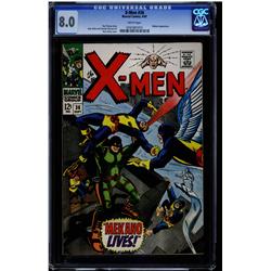 The X-Men #36 CGC 8.0 white pages