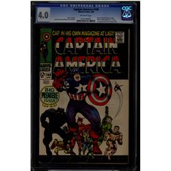 Captain America #100 CGC 4.0 off-white pages