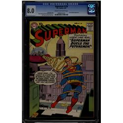 Superman #128 CGC 8.0 cream to off-white pages