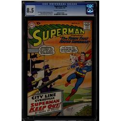 Superman #130 CGC 8.5 cream to off-white pages