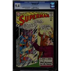 Superman #160 CGC 9.4 off-white to white pages