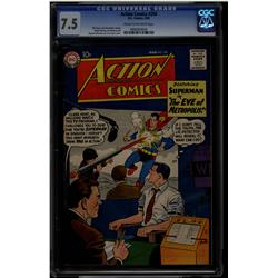 Action Comics #250 CGC 7.5 cream to off-white pages