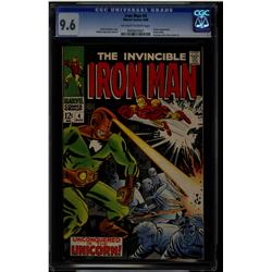 Iron Man #4 CGC 9.6 off-white to white
