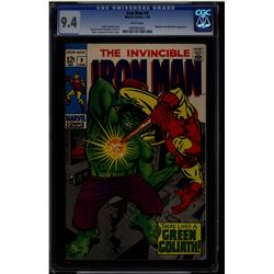 Iron Man #9 CGC 9.4 white