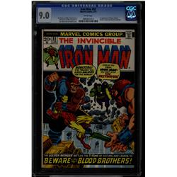 Iron Man #55 CGC 9.0 white