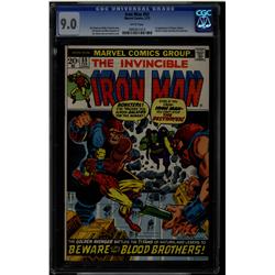 Iron Man #55 CGC 9.0 white