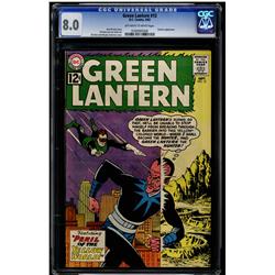 Green Lantern #15 CGC 8.0 off-white to white pages