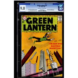 Green Lantern #21 CGC 9.0 off-white to white pages