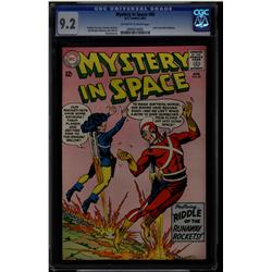 Mystery In Space #85 CGC 9.2 off-white to white