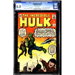 The Incredible Hulk #3 CGC 6.0 off white pages
