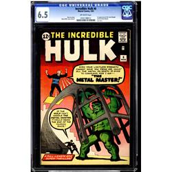 The Incredible Hulk #6 CGC 6.5 off-white pages
