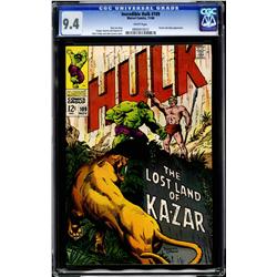 The Incredible Hulk #109 CGC 9.4  White