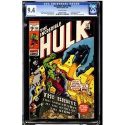 The Incredible Hulk #140 CGC 9.4 Off-White