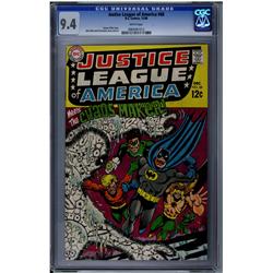 Justice League of America #68 CGC 9.4 white ages 