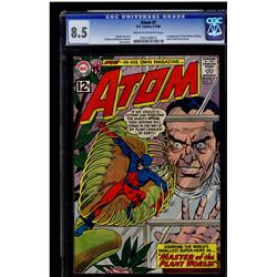 The Atom #1 CGC 8.5 cream to off-white pages