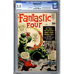 Fantastic Four #1 CGC 2.5 off-white to white pages