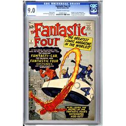 Fantastic Four #3 CGC 9.0 off-white to white pages