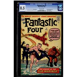 Fantastic Four #4 CGC 8.5 off-white pages