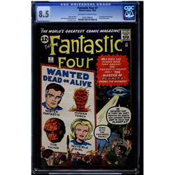 Fantastic Four #7 CGC 8.5 off-white to white pages