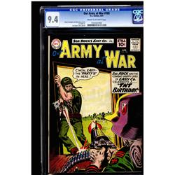 Our Army At War #105 CGC 9.4 cream to off-white pages