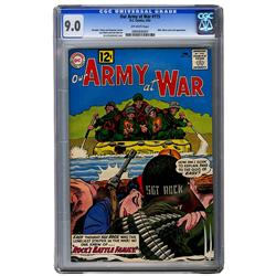 Our Army At War #115 CGC 9.0 off-white pages