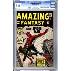 Amazing Fantasy #15 CGC 8.0 off white pages