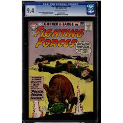 Our Fighting Forces # 59 CGC 9.4 Off White to White