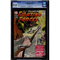 Our Fighting Forces # 64 CGC 9.0 Off White to White