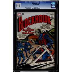 Blackhawk # 153 CGC 9.2 cream to off-white pages