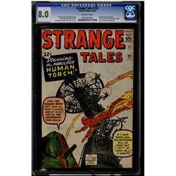 Strange Tales # 101 CGC 8.0 off-white pages