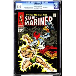 Sub-Mariner #4 CGC 9.6 off-white to white pages