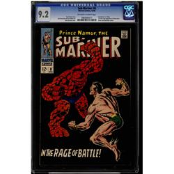 Sub-Mariner #8 CGC 9.2 off-white to white pages