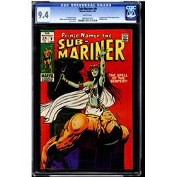 Sub-Mariner #9 CGC 9.4 white pages