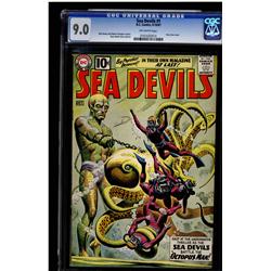 Sea Devils # 1 CGC 9.0 off-white pages
