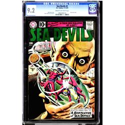 Sea Devils # 2 CGC 9.2 cream to off-white pages