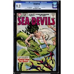 Sea Devils # 3 CGC 9.2 off-white pages