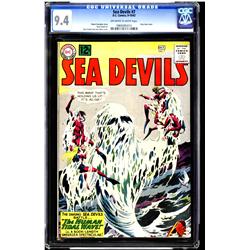 Sea Devils # 7 CGC 9.4 off-white to white pages