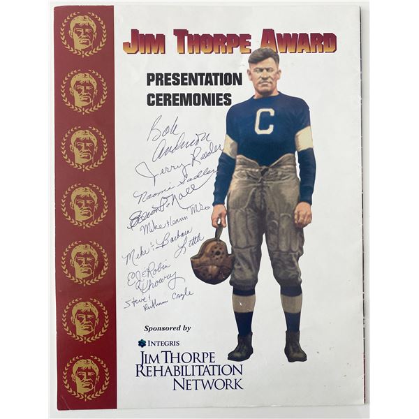 Jim Thorpe presentation ceremony multi signed program